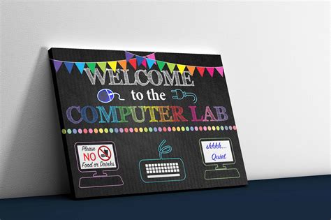 Computer Lab Sign Examples 的图像结果