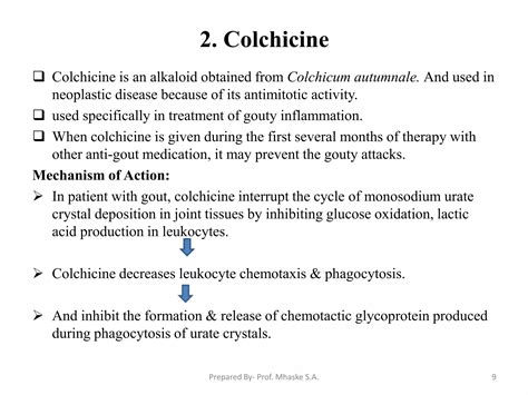Anti-Gout Drugs | PPTX