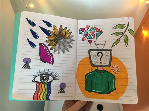easy drawings for sketchbook