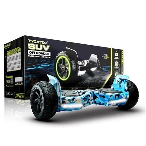 Tygatec T6 Off-Road SUV Hoverboard (Military Blue) Colour | 8.5" Tires ...
