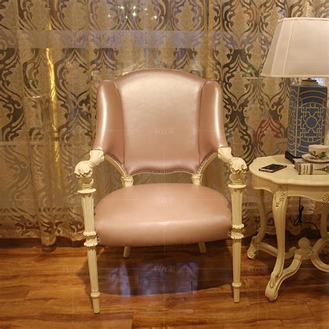 新古典法式风格-轻奢法式实木休闲椅 「我在家」一站式高品质新零售家居品牌
