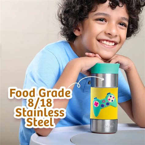 Rabitat 360 Playmate Insulated Tumbler Sparky 390 ml For Kids of Age 3Y ...