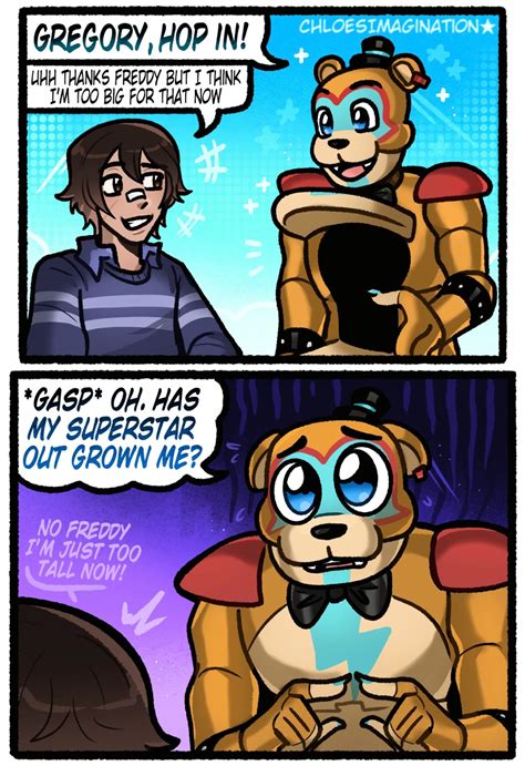 FNAF Glamrock Freddy isn’t ready for Gregory to grow up,, – @mr-story ...