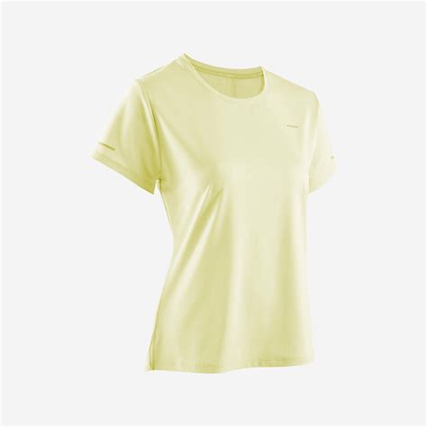 KIPRUN Run 500 Dry Women's Breathable Running T-shirt - Yellow