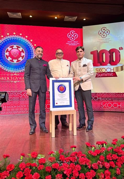 IT Dept J&K honored with SKOCH Award