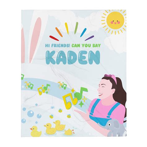 Ms. Rachel Blanket, Baby Blanket, Toddler Blankets, Song for Littles ...