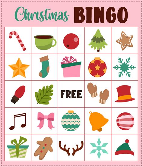 Christmas Bingo Games - 13 Free PDF Printables | Printablee