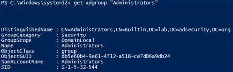 Image result for Get-ADGroup PowerShell