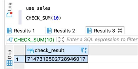 Check Sum Method 的图像结果