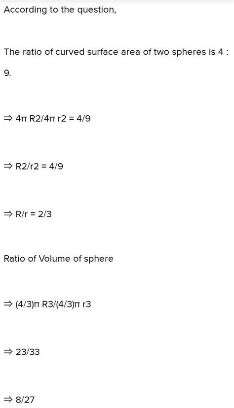 Ratio of surface area of two cubes is 4:9.find the ratio of their ...