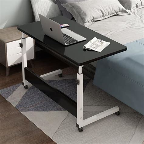 SAVYA HOME Multipurpose Manual Height Adjustable Desk, Movable Desk ...