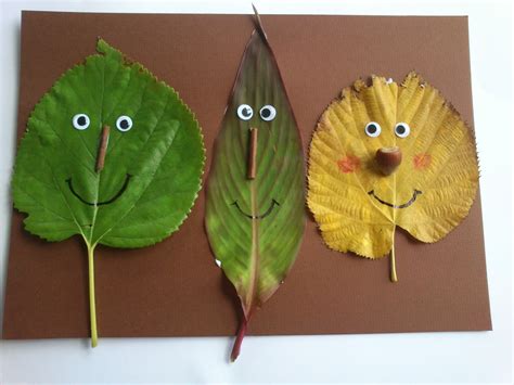 Faces from Fall Leaves | Fun Family Crafts