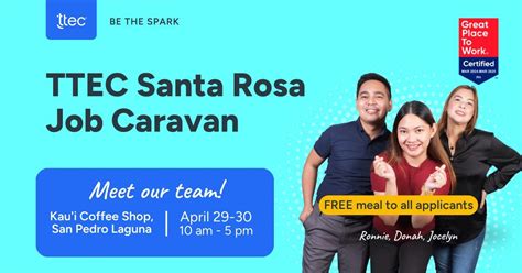 TTEC Santa Rosa Job Caravan, Kaui.co - San Pedro Branch, 29 April 2024 ...