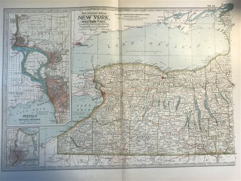 Map Of Buffalo New York Showing