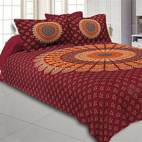 Buy Fabulous Indian Prints Cotton Bedsheets Online | Vaaree