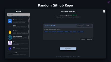 GitHub - zonetecde/random-github-repo-2: Website that randomly displays ...