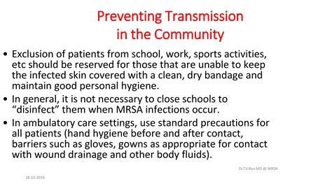 MRSA INFECTIONS basics, implications, and prevention | PPTX