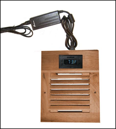 CG Cabcool1201W Deluxe Single 120mm Fan Wood Grill Cooling Kit – Coolerguys