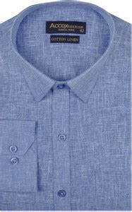 ACCOX Men Self Design Formal Light Blue Shirt - Buy ACCOX Men Self ...