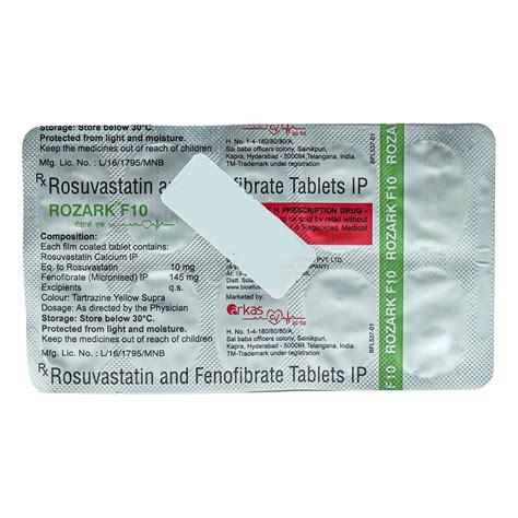 Rozark F10 Tablet 10's Price, Uses, Side Effects, Composition - Apollo ...