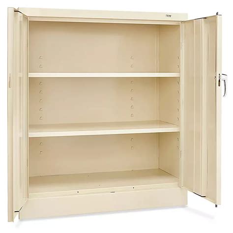 Counter High Storage Cabinet - 36 x 18 x 42", Unassembled, Tan H-1106T ...