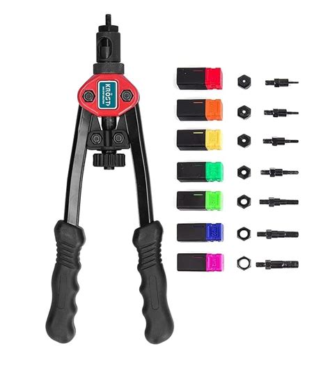 KROST Rivet Nuts Gun Insert Nut Tool with Mandrels M3 M4 M5 M6 M8 M10 ...