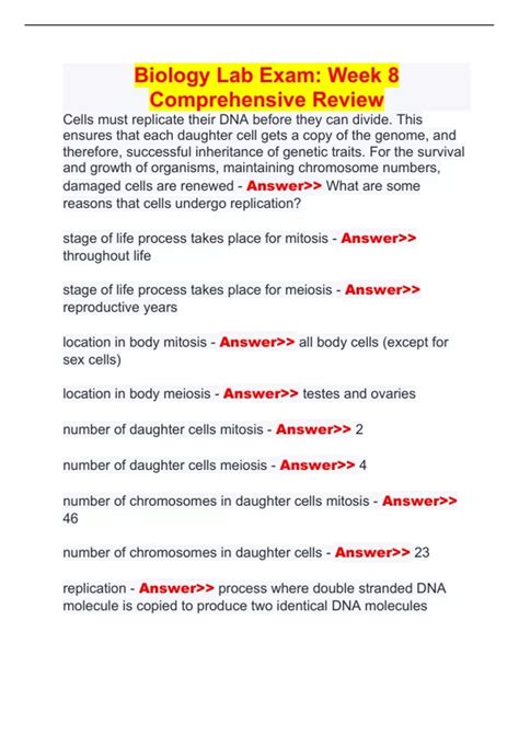 GCU Victoria Kaarup Exam 2 BIO 202 Lab Exam Questions and Answers (2022 ...