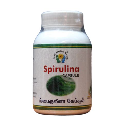Buy Annai Aravindh Spirulina Capsules - 90 Capsules Online - Ayush Care