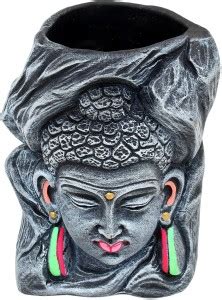 Flipkart.com | KSI 1 Compartments Clay Pen Stand - Pen Stand