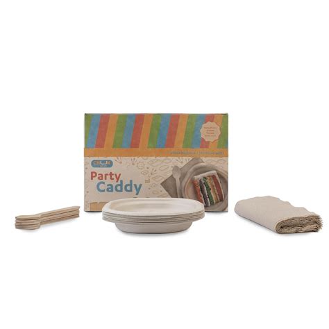 Chuk [Party Caddy-Combo Pack, 10 Pieces Each, Disposable Eco- Friendly ...