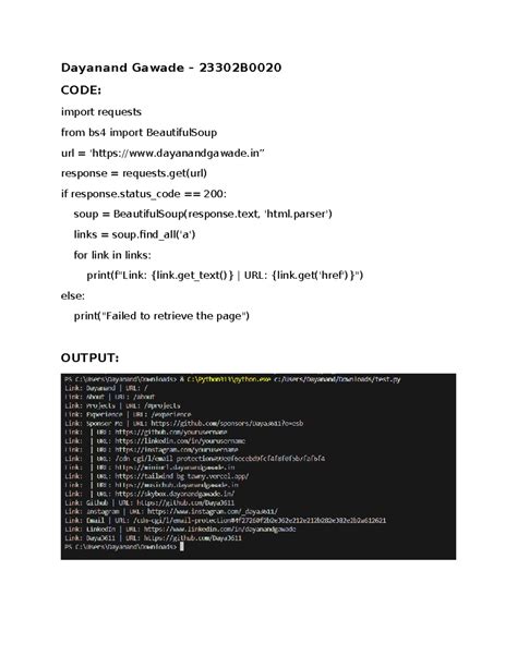 IOT Scraping Activity - ddddcdcdc - Bsc. Information Technology ...