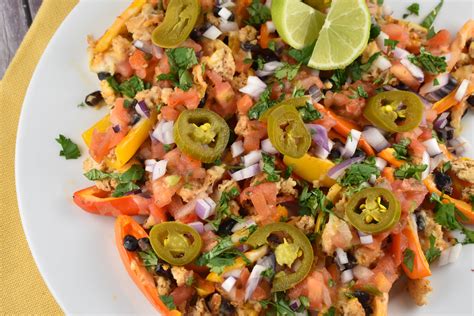 Mini Bell Pepper Nachos Recipe | LaaLoosh