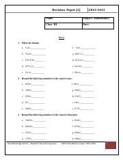 Image result for Cbsc Class 3 Math Practice Pause