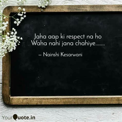 Jaha aap ki res... | Quotes & Writings by Nainshi Kesarwani | YourQuote