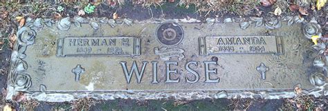 Herman H. Wiese (1889-1974): homenaje de Find a Grave