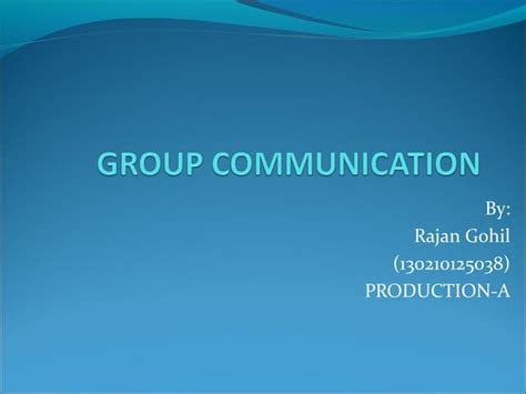Group Communication Sample Picture 的图像结果