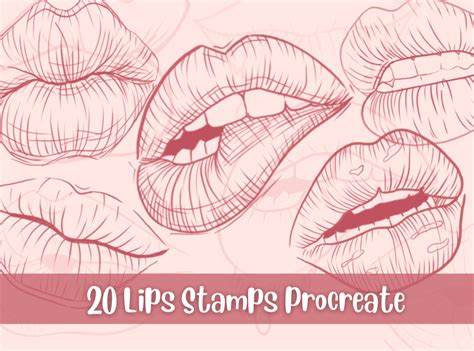 Image result for Drawing Lips Procreate