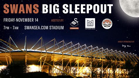 ‘Swans Big Sleep Out’ to return to Swansea.com Stadium this November ...