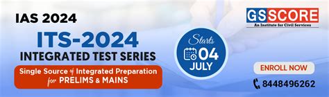 UPSC IAS Prelims and Mains Test Series 2024 - GS SCORE