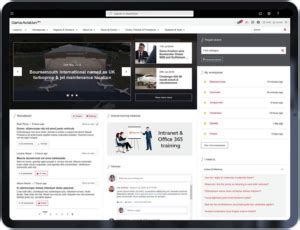 Intranet homepage design – Artofit