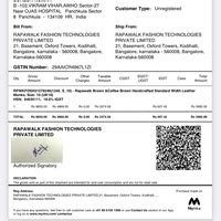 Myntra.com — Rapawalk brown leather shoes