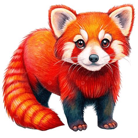 Playful Red Panda In Natural Habitat, Red Pandas, Fluffy, Animal PNG ...