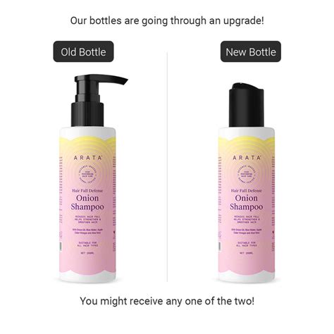 Hair Fall Defense Onion Shampoo - 200ml – Arata