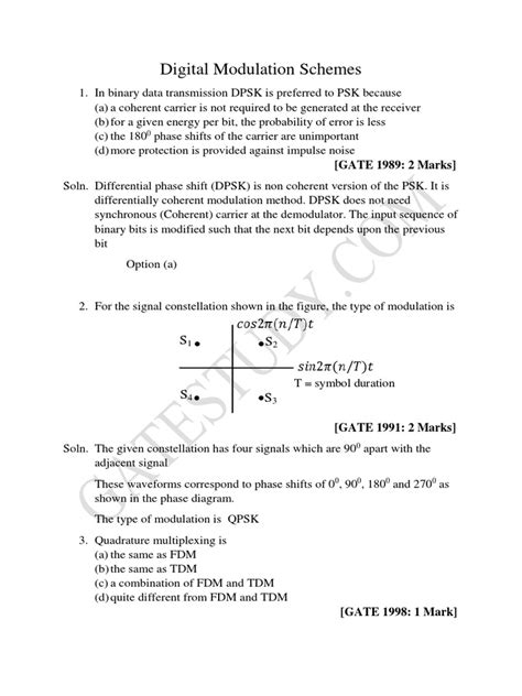 Digital Modulation Cheat Sheet 的图像结果