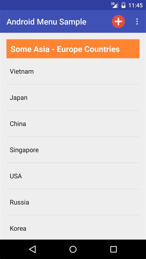 Image result for Android Menu Icon