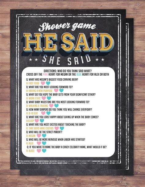 Co Ed Baby Shower Games