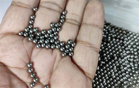 OMX Steel Bearing Ball, No Holes, Silver Full Solid Iron Balls (4.5 MM ...
