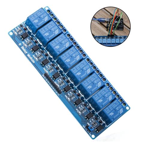 Buy Channel DC 5V Relay Module with Optocoupler Compatible with Arduino ...