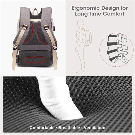 Caramello Smart Diaper Bag For Moms With Water-Resistant Material