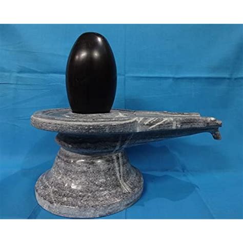 Craftslook Marble Jaladhari Yoni Base with Narmada Shiva Lingam India ...
